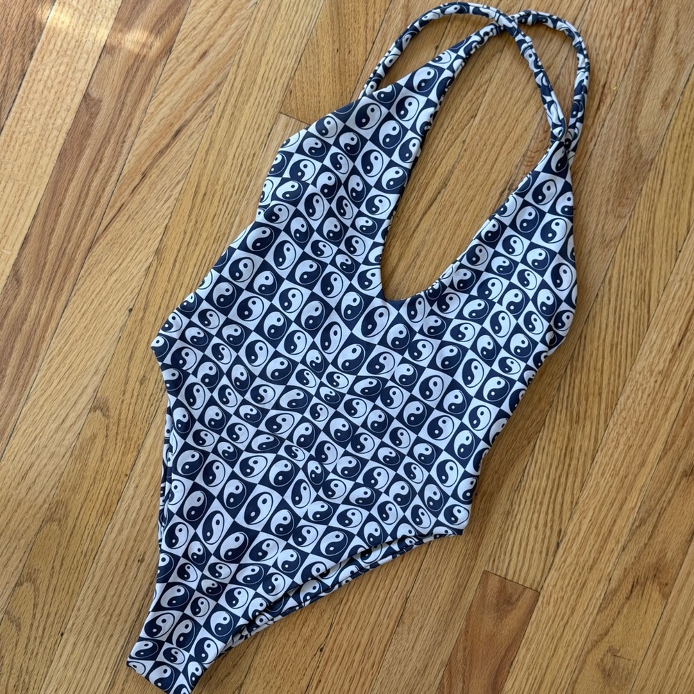 Skatie Yin Yang one piece swim